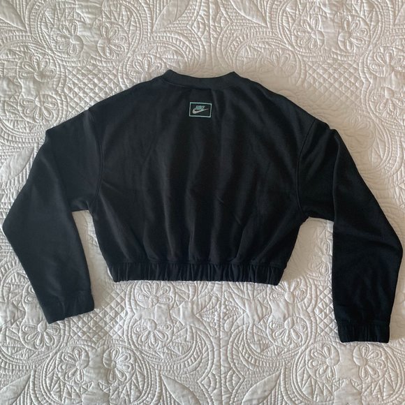NIKE Sweatshirt, Black, Size: XS - Picture 5 of 9